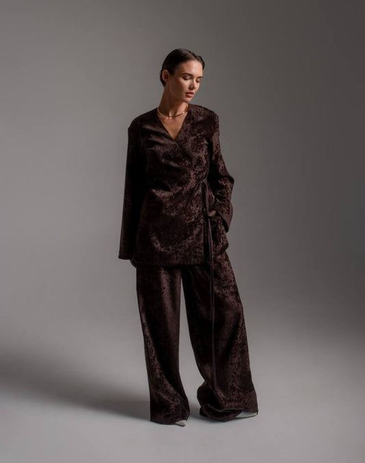 Штани з вельвету коричневий