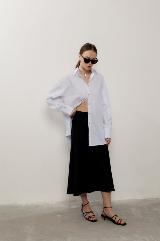 Сорочка кейп біла