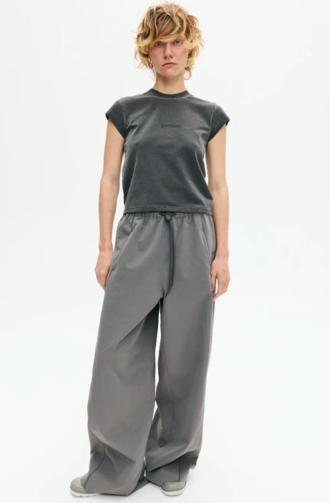 Штани з кантом сірі