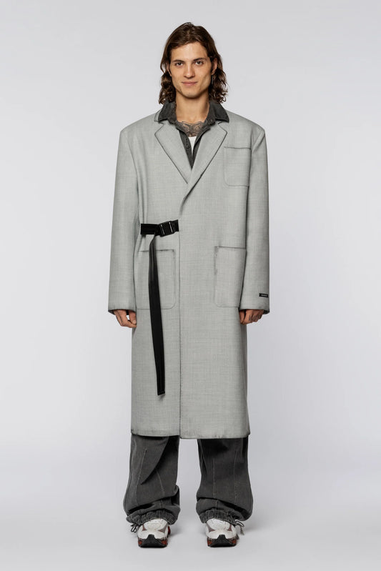 Пальто Oversized Wool Coat Grey