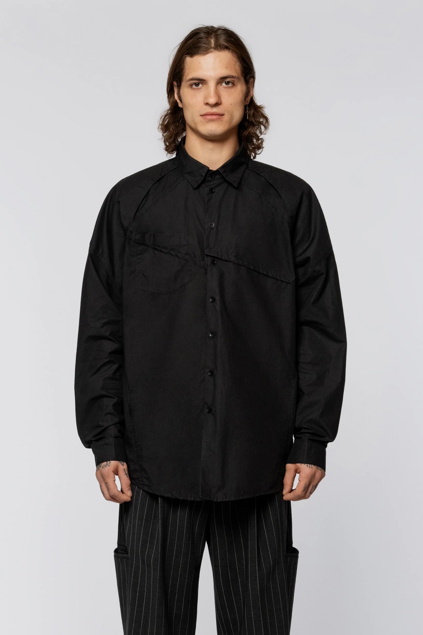 Сорочка Policeman shirt Black washed