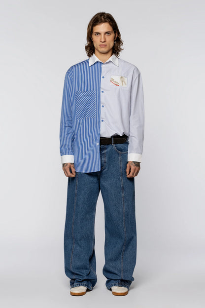 Сорочка Lazy Double Shirt Blue stripes