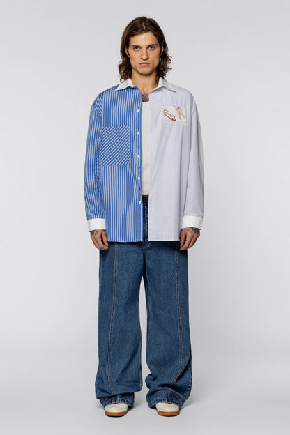 Сорочка Lazy Double Shirt Blue stripes