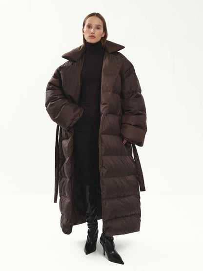 Пуховик WINTER HUG 2.0 шоколадний ML
