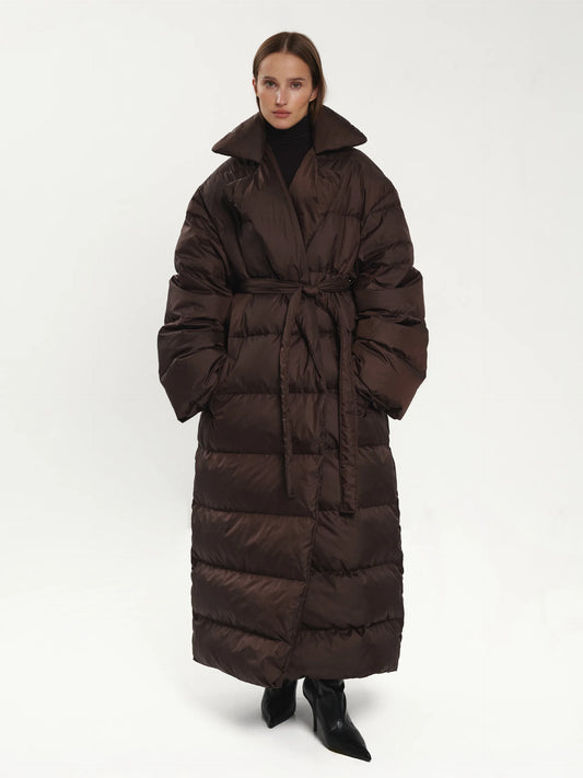 Пуховик WINTER HUG 2.0 шоколадний ML