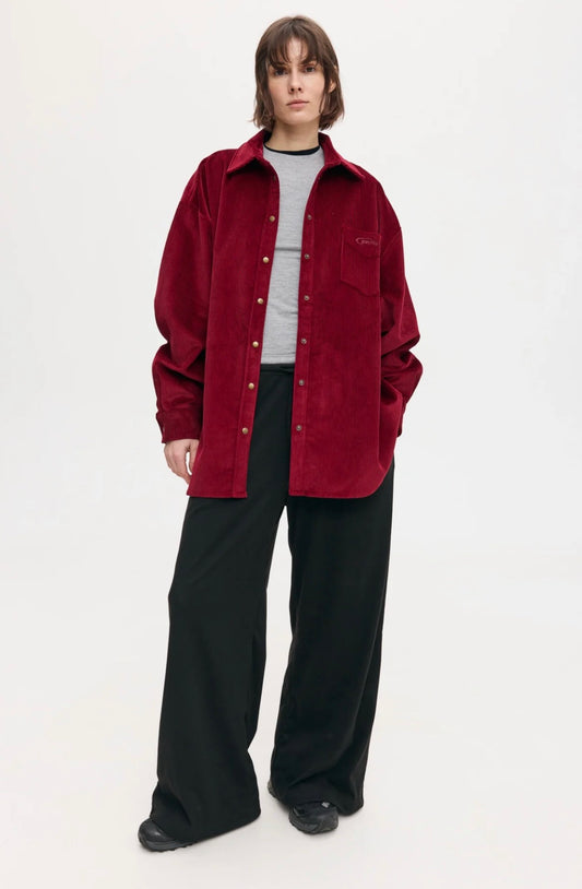 Сорочка з вельвету бордовий ONE SIZE