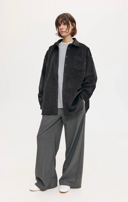 Сорочка з вельвету сірий ONE SIZE