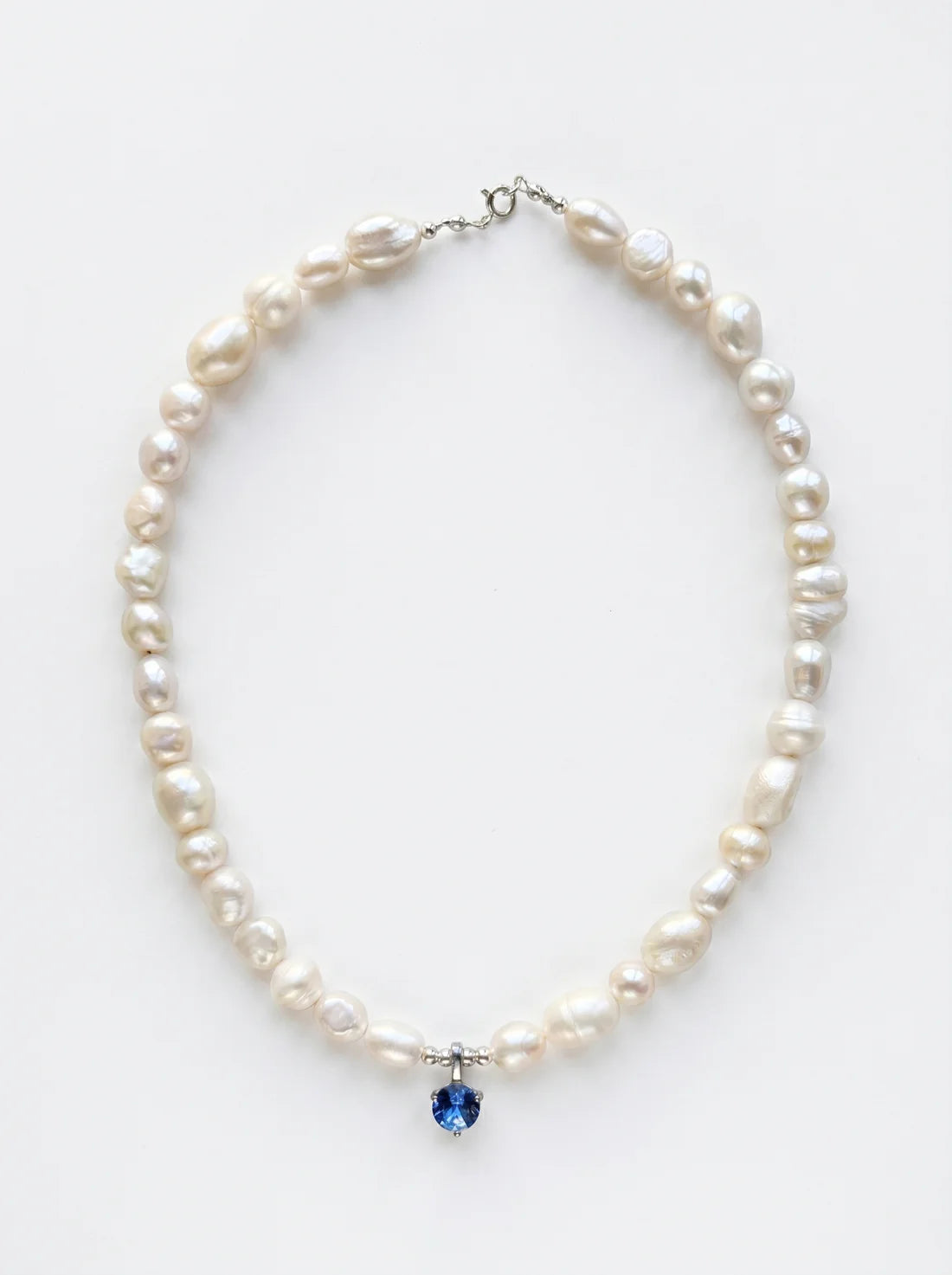 ROTERSAND Кольє SAPPHIRE (перлини з синім каменем)