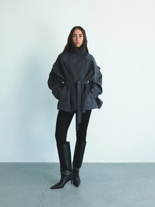 Тренч вкорочений графітовий