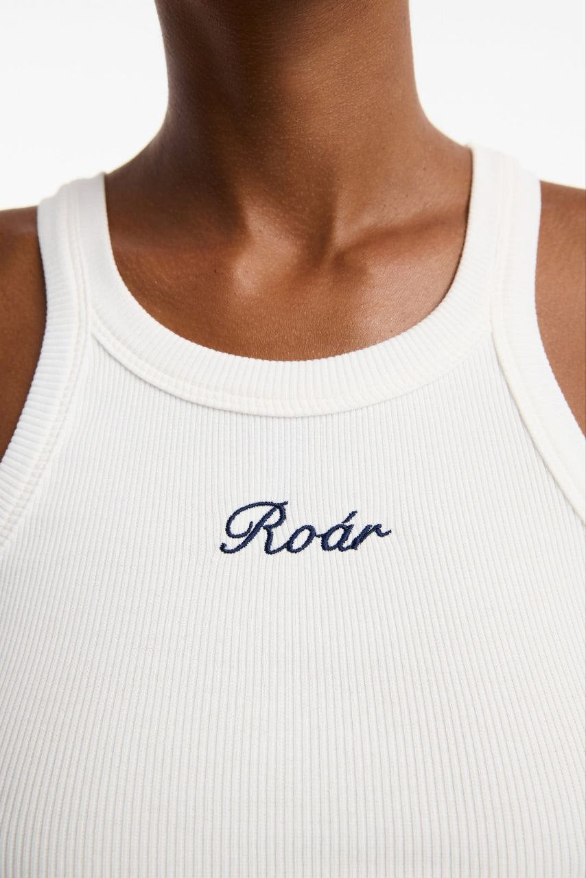 ROAR Майка Ribbed Tank у білому кольорі