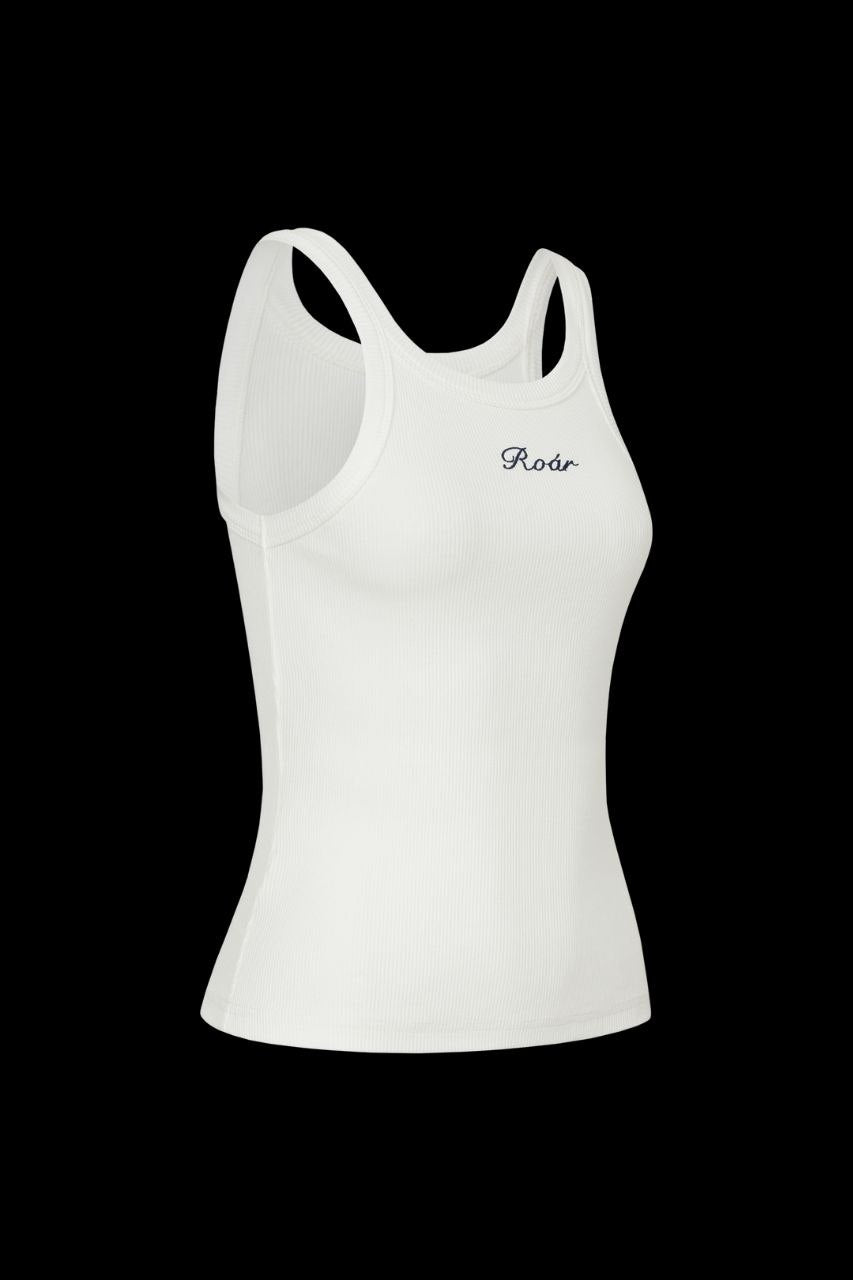 ROAR Майка Ribbed Tank у білому кольорі