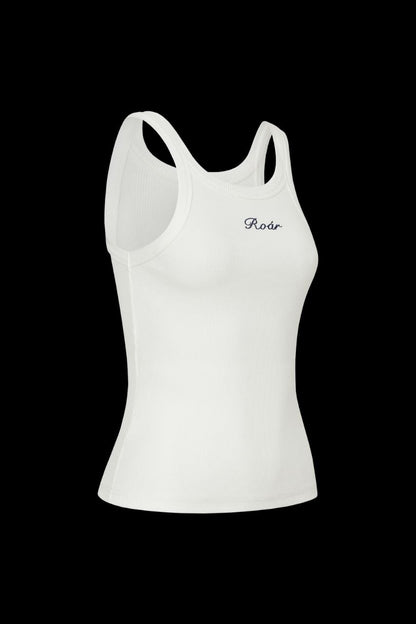 ROAR Майка Ribbed Tank у білому кольорі