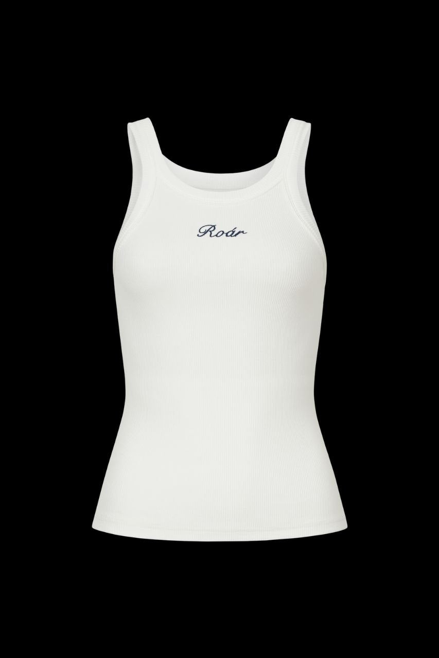 ROAR Майка Ribbed Tank у білому кольорі