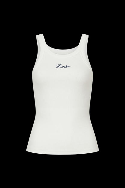 ROAR Майка Ribbed Tank у білому кольорі