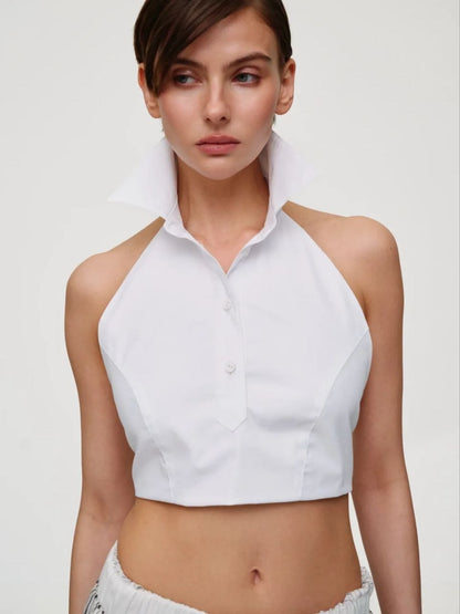 MOCKO Топ SHIRT білий