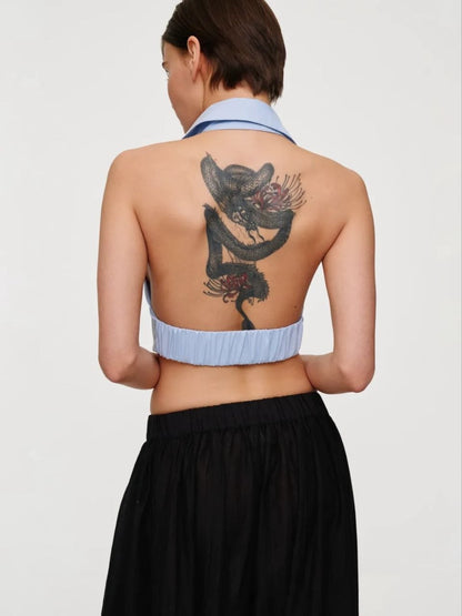 MOCKO Топ SHIRT блакитний