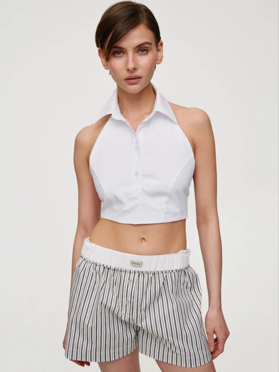 MOCKO Топ SHIRT білий